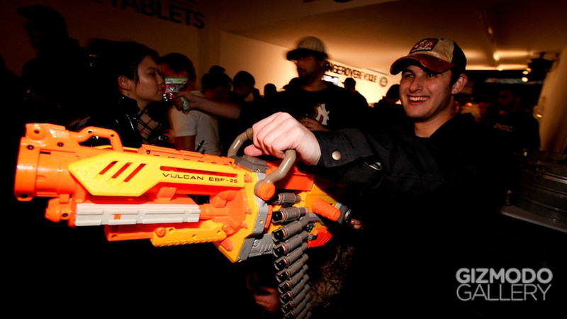 Illustration for article titled Gizmodo Gallery Reader Meet Up Nerf Party Gallery